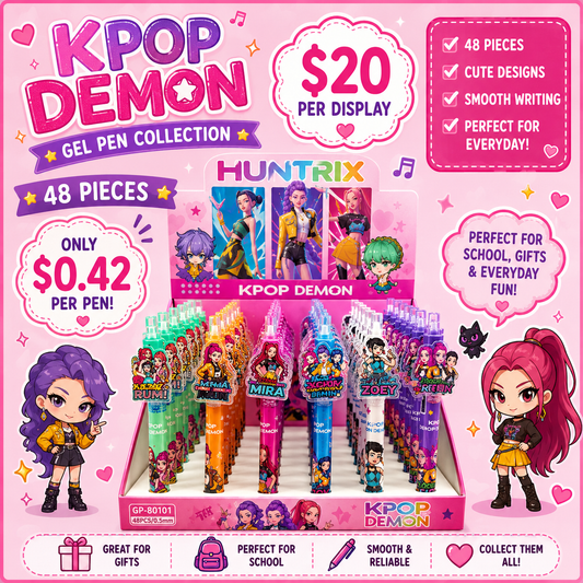 48PCS DISPLAY K POP PENS GP-80101