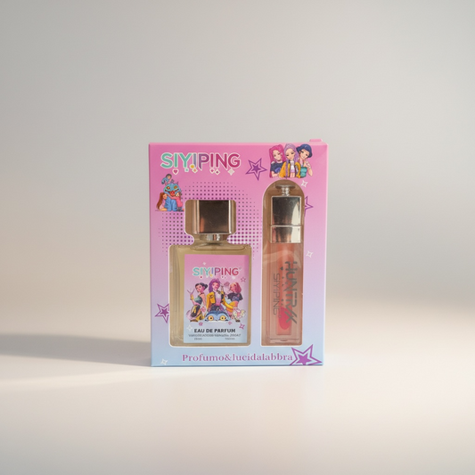 6PCS K POP TRAVEL SIZE PERFUME + LIPGLOSS SYP-ST73