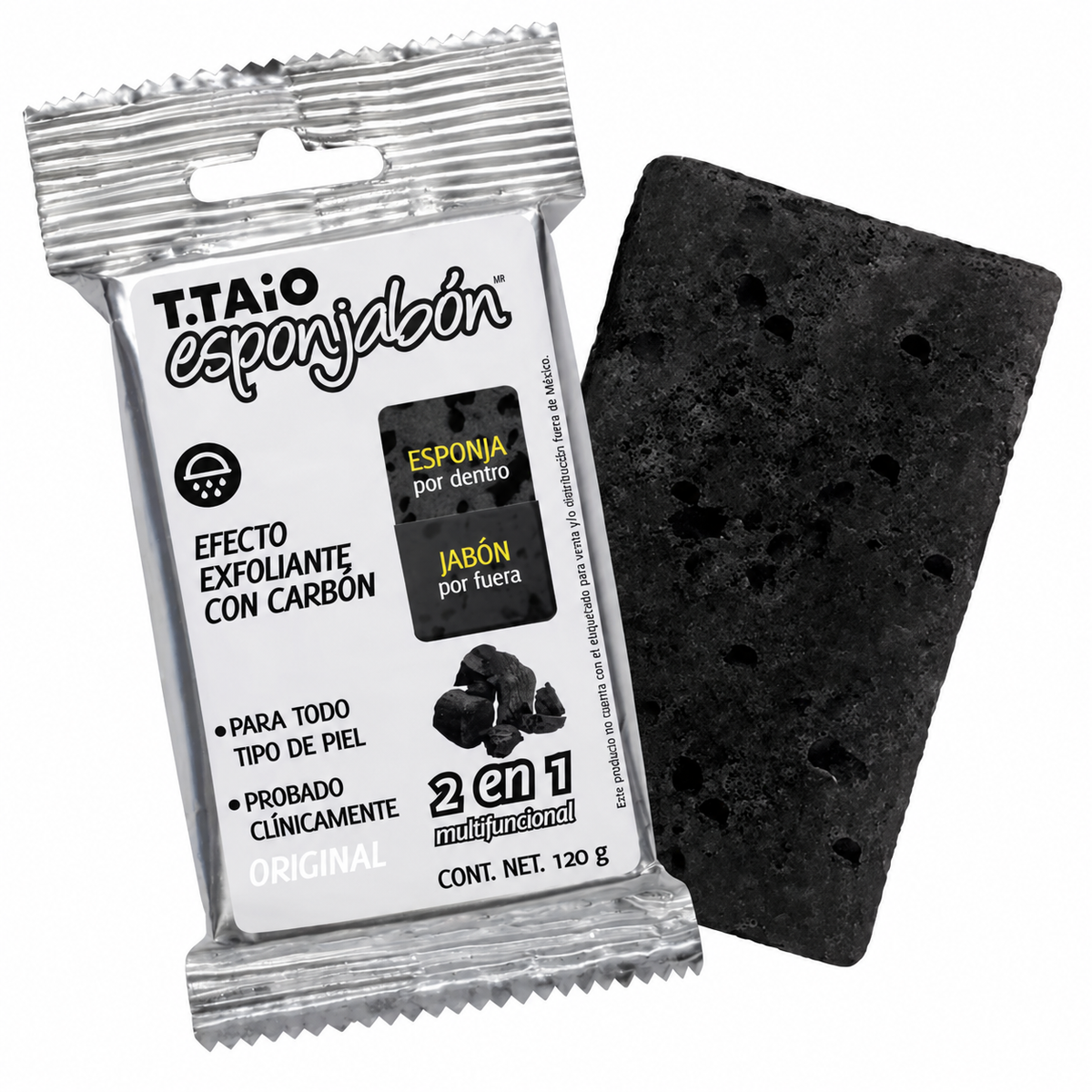 T Taio  Purificante Con Carbon  Esponjabon