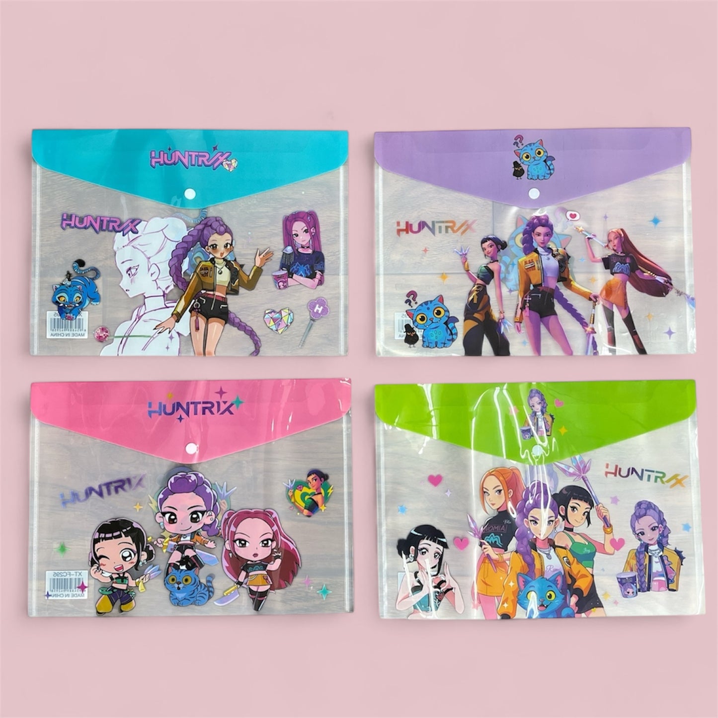 12PCS PACK K POP SCHOOL FOLDERS