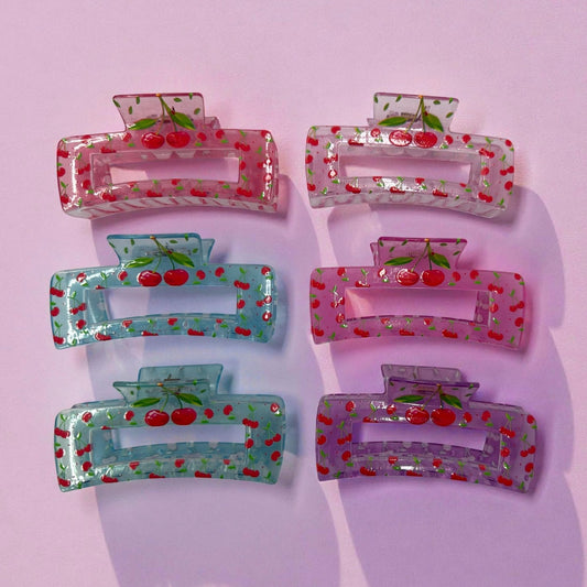 12PCS PACK CHERRY 🍒 HAIR CLIPS HCC