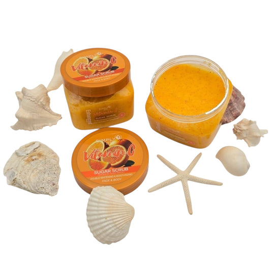 3PCS SIMPLY BELLA VITAMIN C SUGAR SCRUB SIB1005