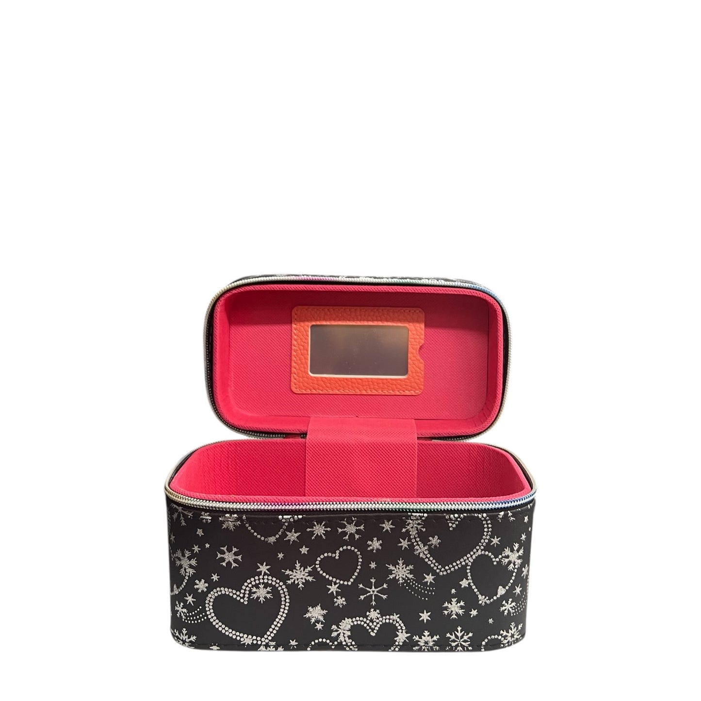 NOSTALGIC 2000’s BLACK 3 PCS CARRY ON MAKEUP BOX#FB07