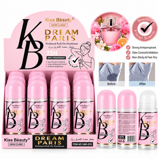 Desodorante Roll-On Kiss Beauty Woman KB Dream Paris