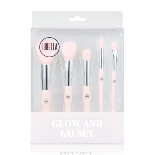 3PCS LURELLA 5PCS GLOW AND GO SET BRUSH SET CVBS