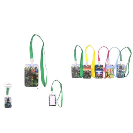 12PCS PACK ROBLOX  LANYARD CARD HOLDERS ANV-0205