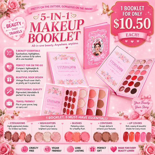 1PCS  GIRABELLA PINK MAKEUP FRIDA PALETT SET G4092