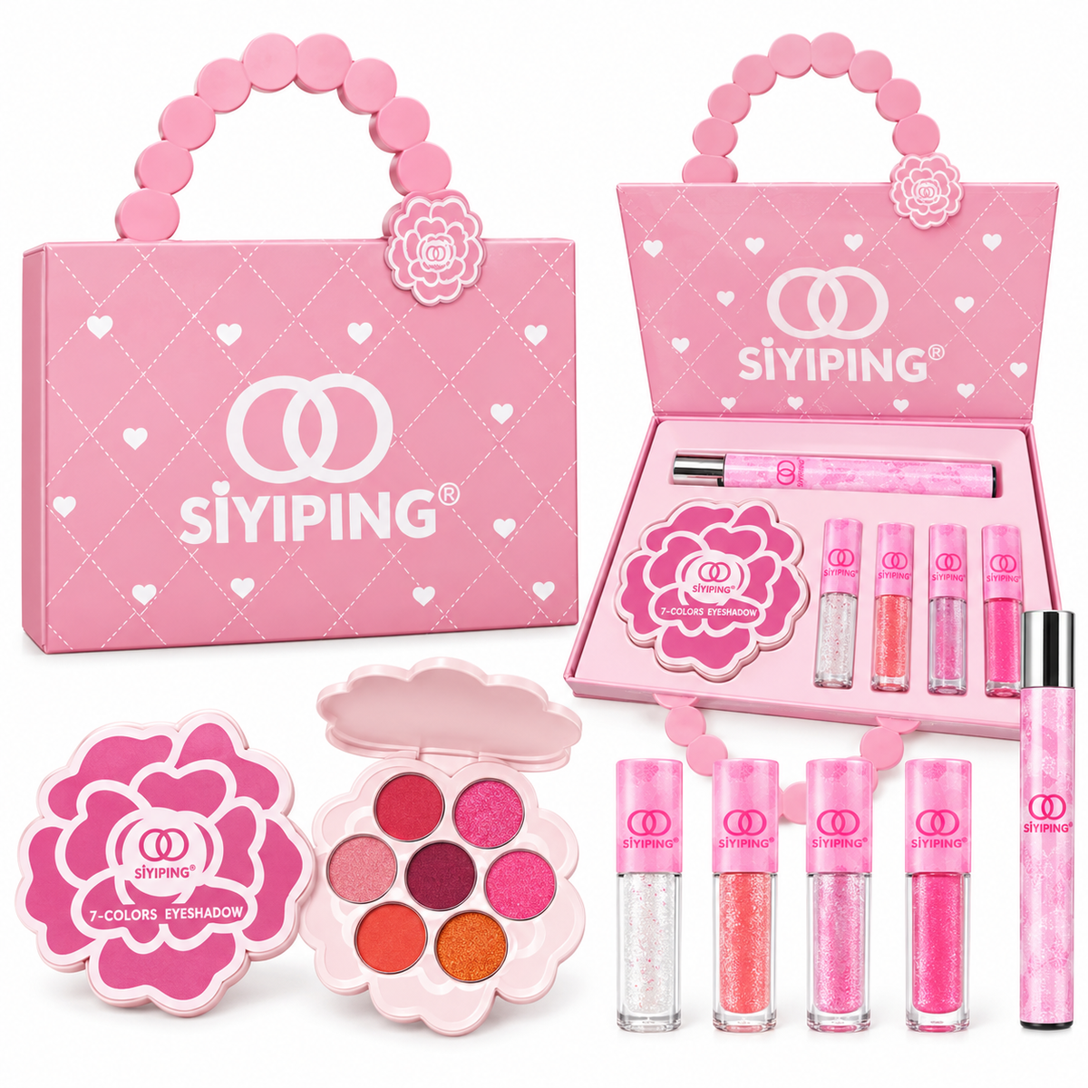 Set de 6 carteras Siyiping Pink C&C