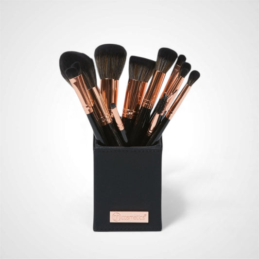 2PCS BH COSMETICS BLACK 13PCS BRUSH  SET 8010