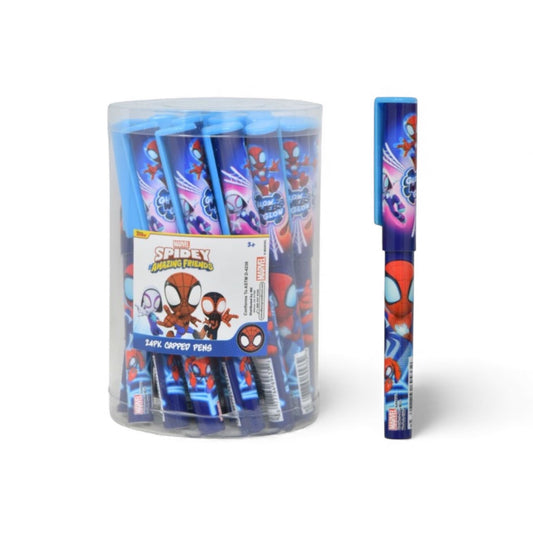 24PCS PACK SPIDERMAN CAPPED PENS 69433MZ