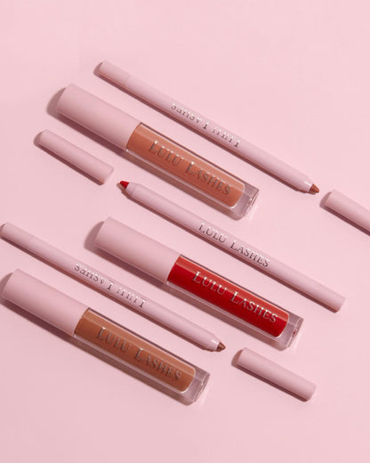 LULU LASHES UNBOTHERED LIP KIT