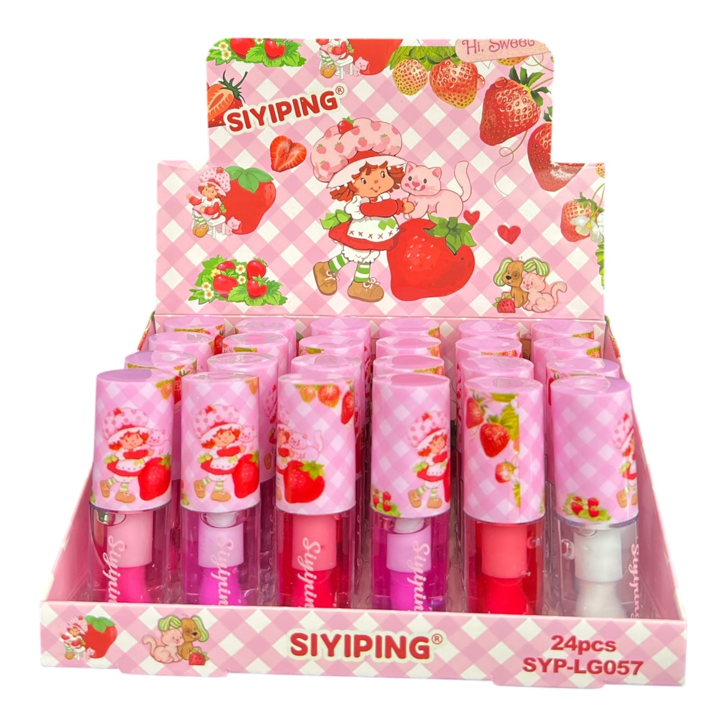 24PCS DISPLAY SIYIPING STRAWBERRY LIP OIL SYP-LG057