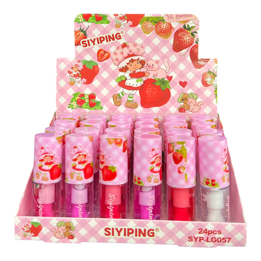 24PCS DISPLAY SIYIPING STRAWBERRY LIP OIL SYP-LG057