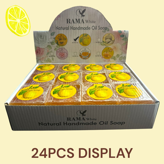 24PCS DISPLAY NATURAL LEMON SOAP 6980