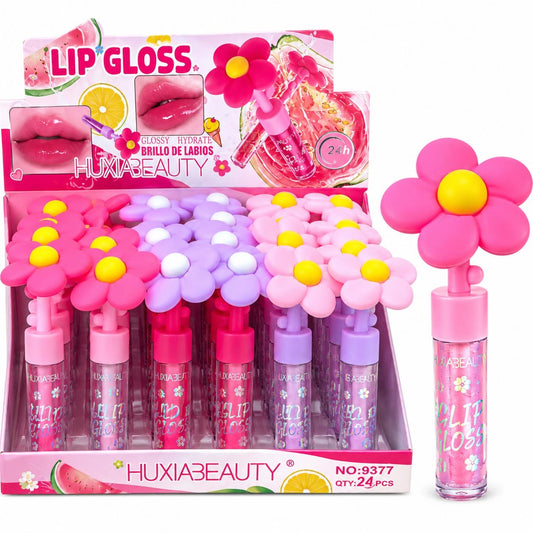 HuxiaBeauty Lip Gloss Flowers style