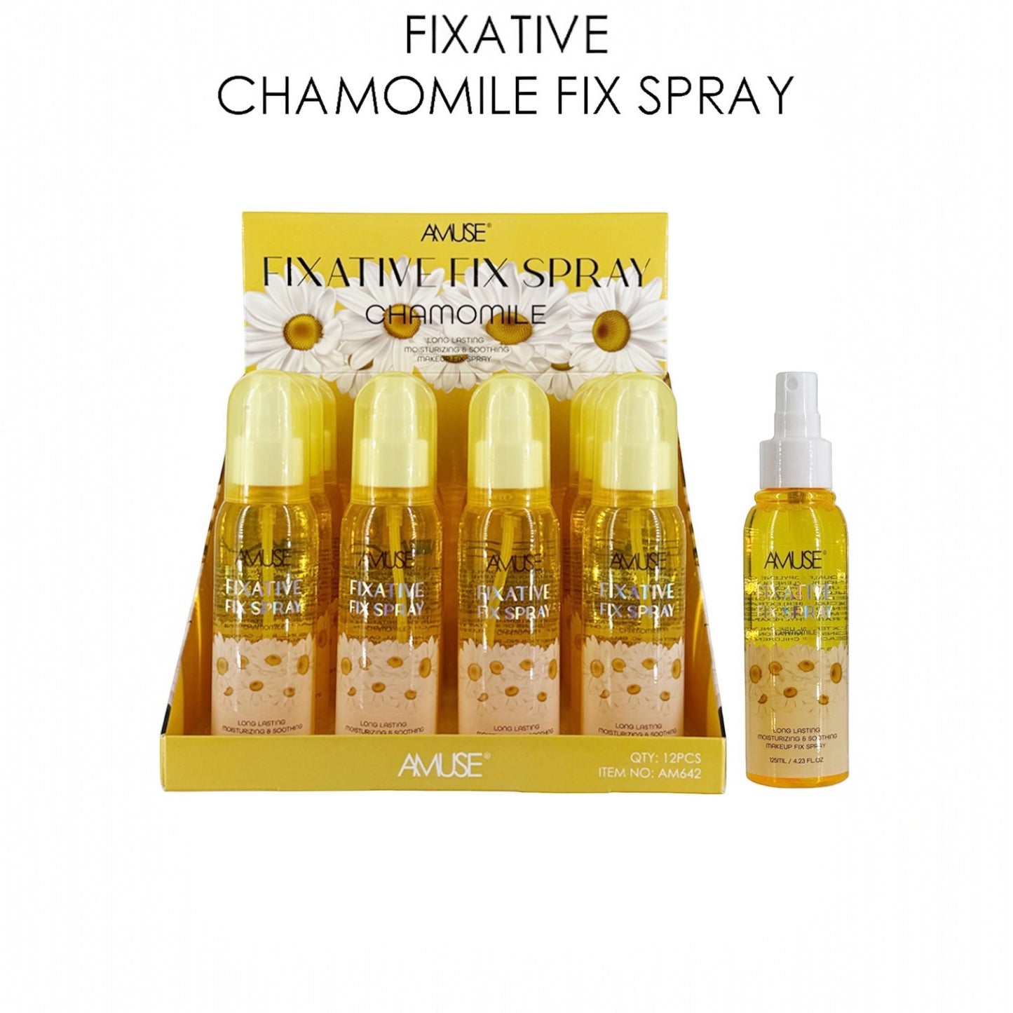 AMUSE CHAMOMILE FIXATIVE FIX SPRAY DISPLAY#B1👈👈