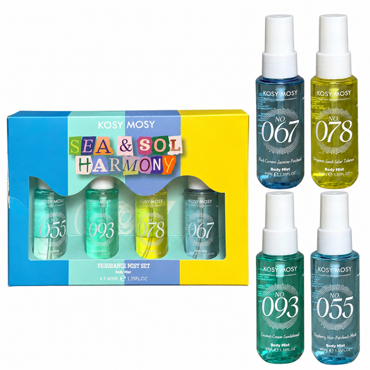 Set de 4 brumas Kosy Mosy Sea & Sol Harmony