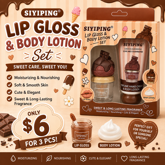 3PCS SET SIYIPING PERFUME & HAND CREAM CHOCOLATE WHIPPED PLEASURE ST127