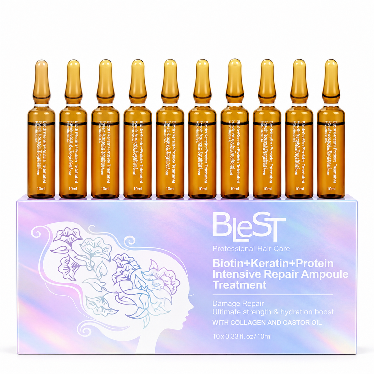 Blest Biotin + Keratin + Protein Intensive Repair Ampoule Treatment