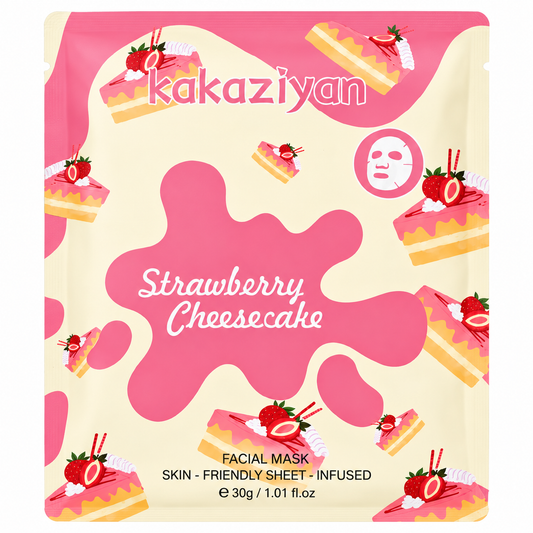 Mascarilla facial Kakaziyan de cheesecake de fresa