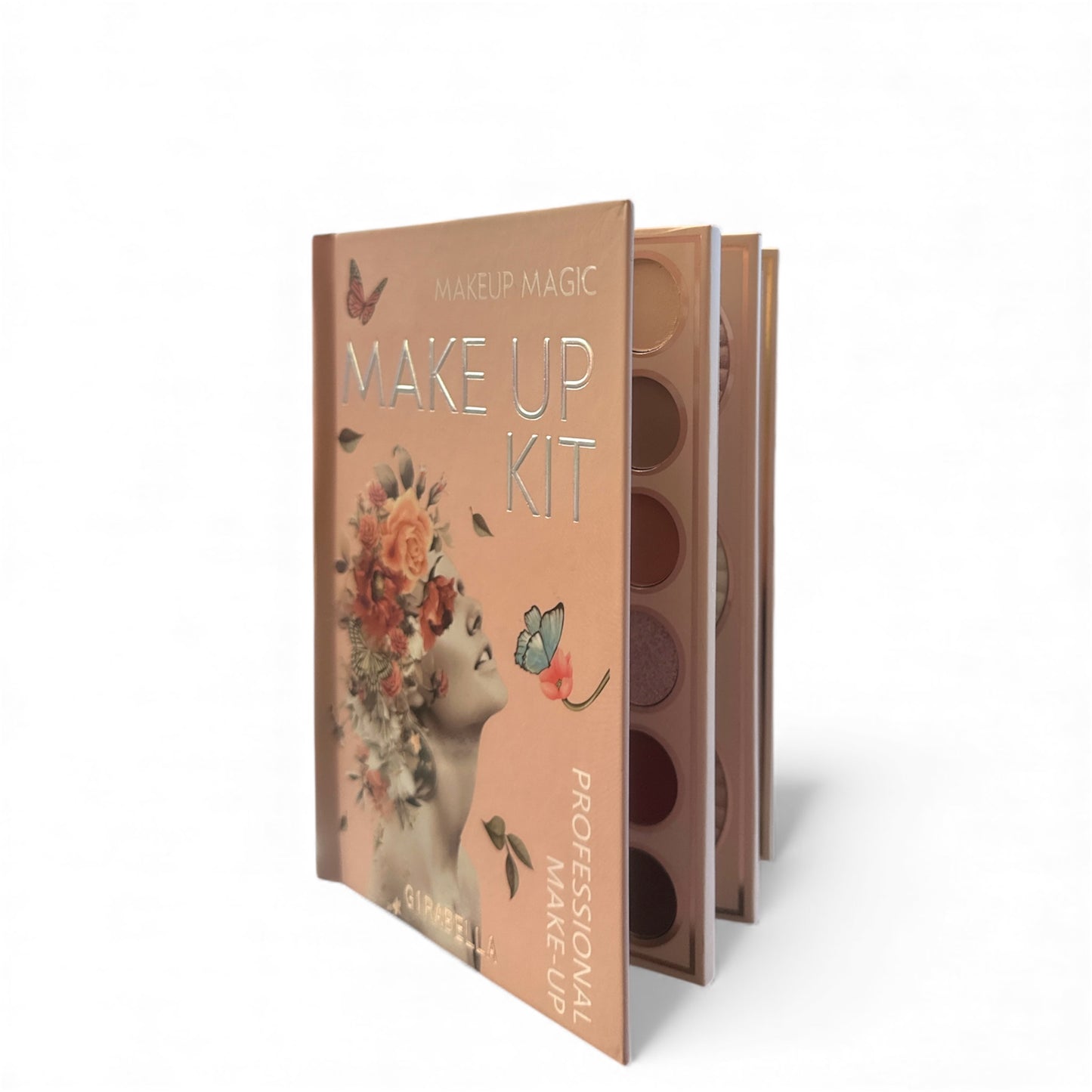 2PCS GIRABELLA EYESHADOW NUDE MAKEUP KIT BUTTERFLY 6-1286