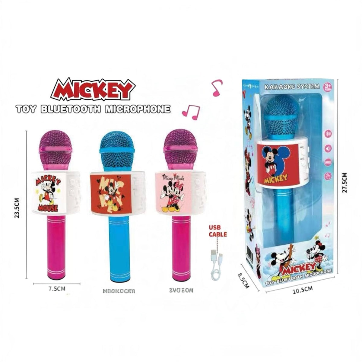 Mouse Karaoke Bluetooth Microphone