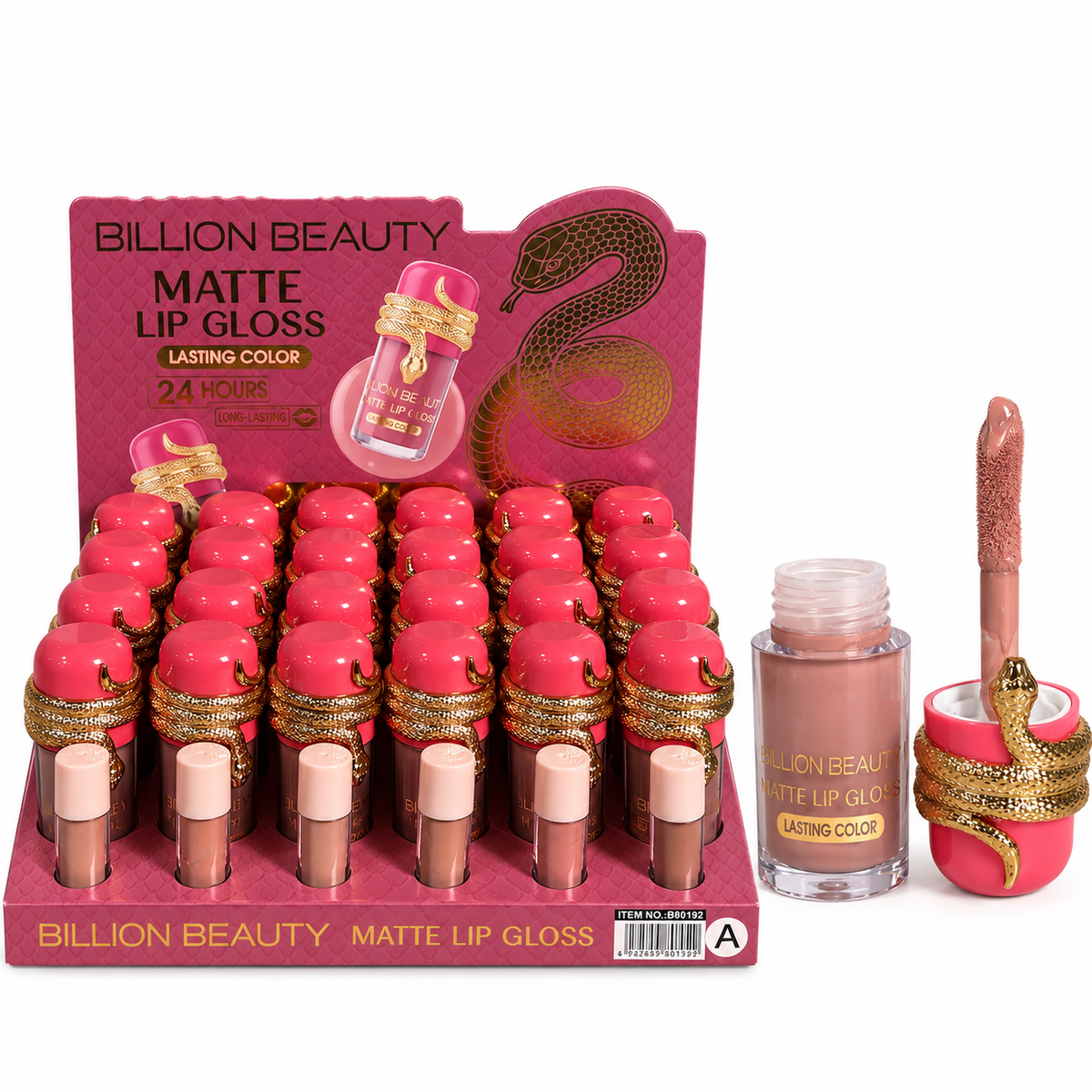 Billion Beauty Pinky Tones Matte Liquid  Lipstick