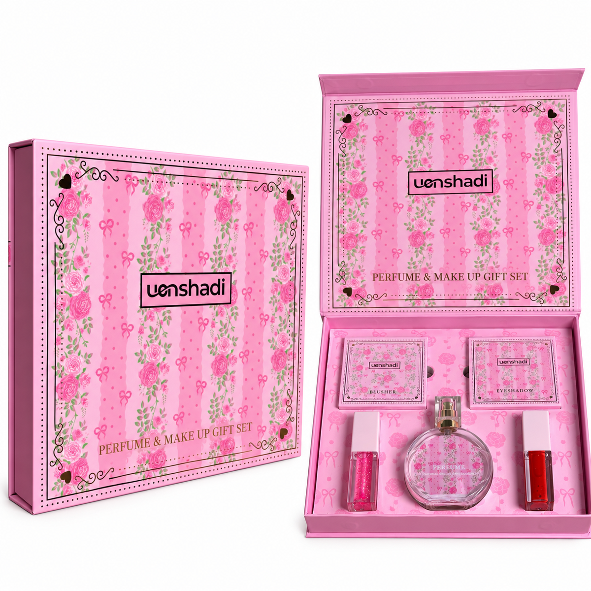 Uenshadi Flower Designed 5pcs Duo Set