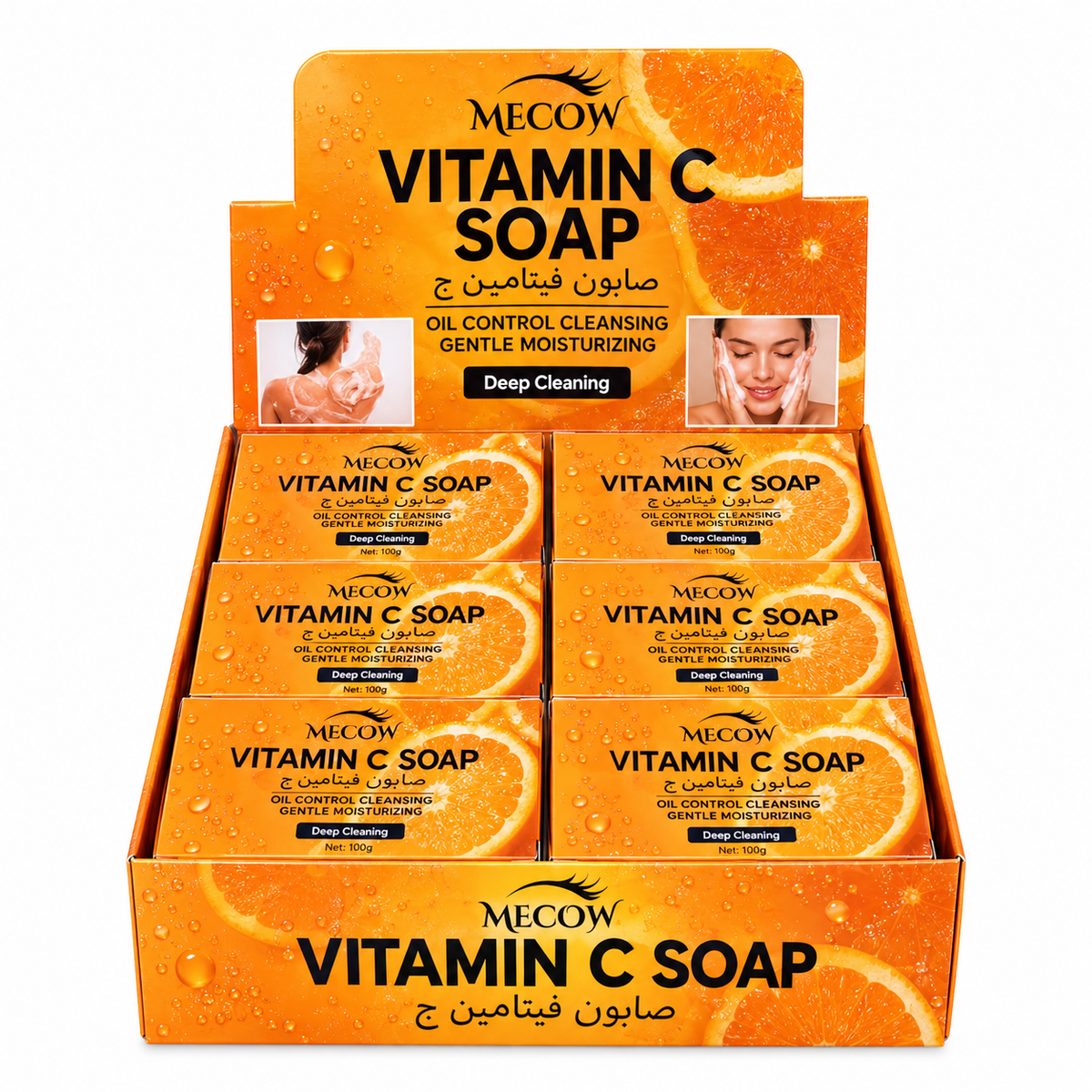 Jabón en barra de vitamina C Mecow