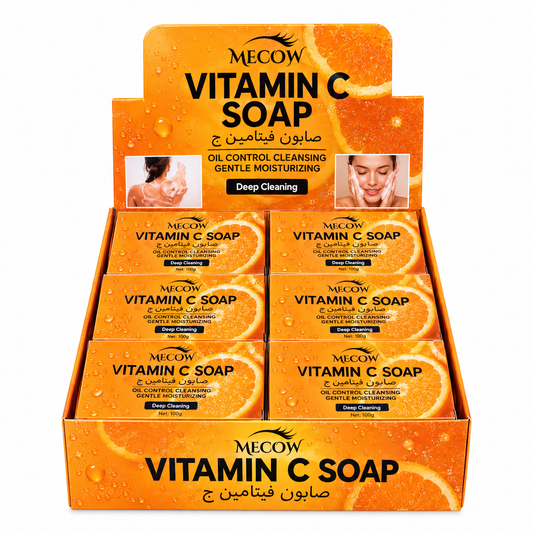 Jabón en barra de vitamina C Mecow