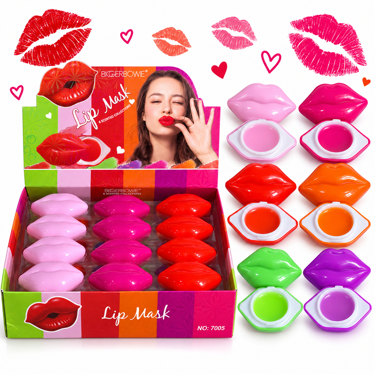 BiggerBowie Lip Mask 6 Colors