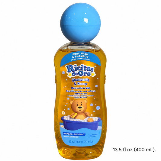 Champú y Gel de Baño de Manzanilla y Miel Ricitos de Oro