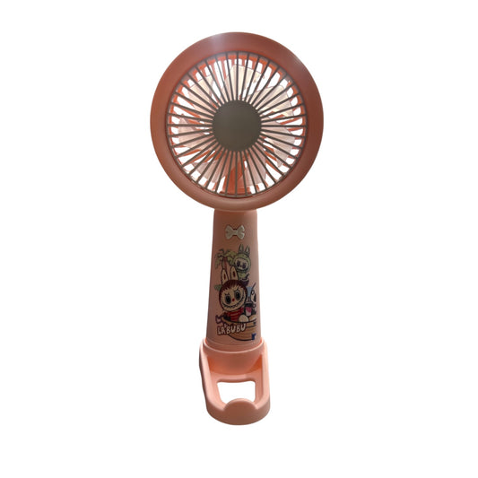 3 PCS PINK CUTE MONSTER  3 SPEED PORTABLE FAN