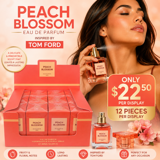 12PCS DISPLAY LUCA PERFUME PEACH BLOSSOM INSPO TOM FORD 6587-3