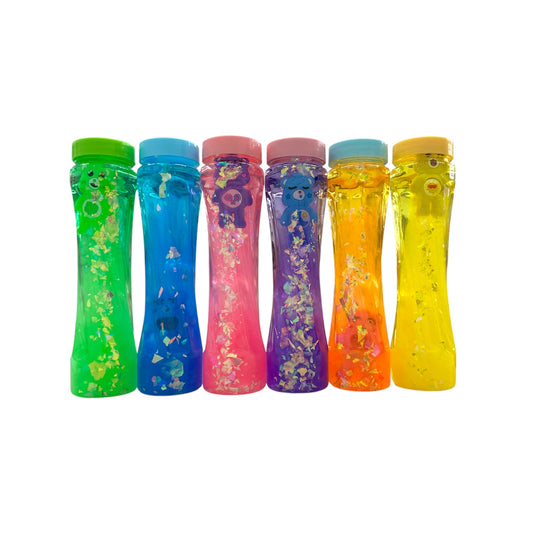 12PCS DISPLAY SLIME WITH GLITTER  MOOD KNV-9287