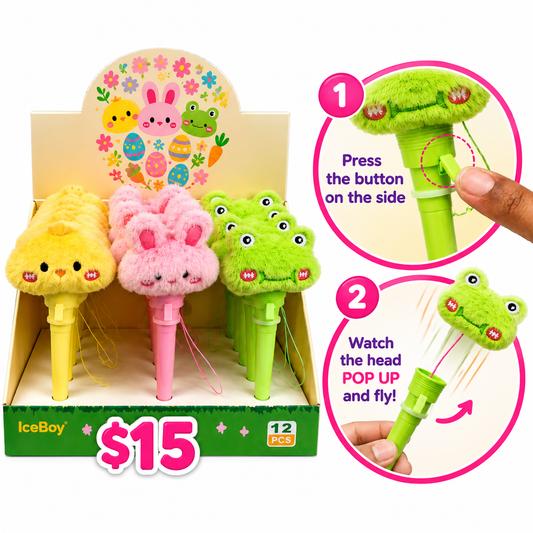 Bolígrafos de animales de peluche pop-up