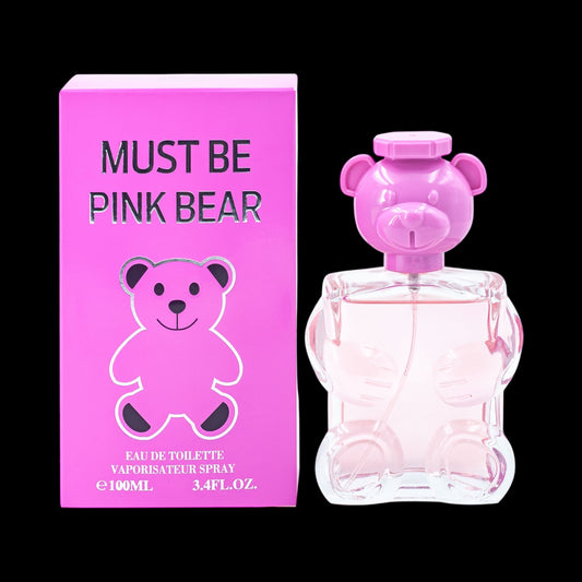 3PCS MUST BE PINK BEAR PERFUME 3.4FL.OZ 2508011378