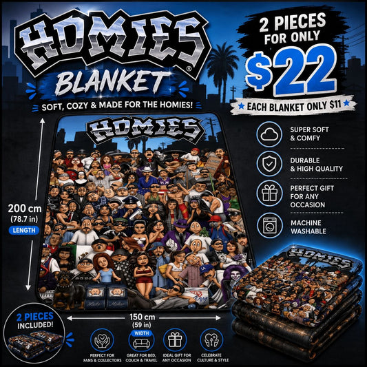 2PCS DARK HOMIES BLANKET