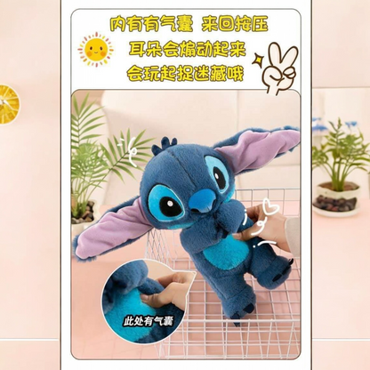 READ DESCRIPTION 2PCS BLUE GUY 32CM  PLUSH WITH MOVING EARS
