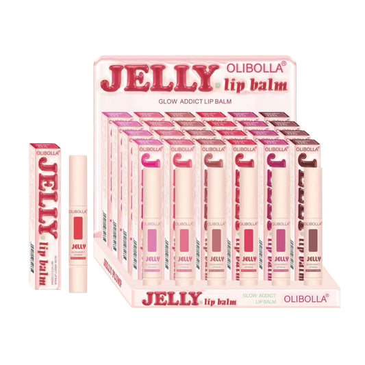 OLIBOLLA JELLY PLUMP LIP BALM 24PCS DISPLAY