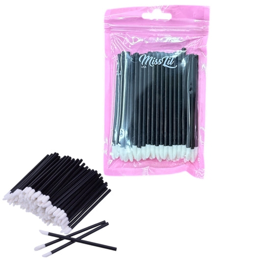 6PCS MISS LIL USA BLACK & WHITE LIP WANDS 50PCS PACK MLDLW01