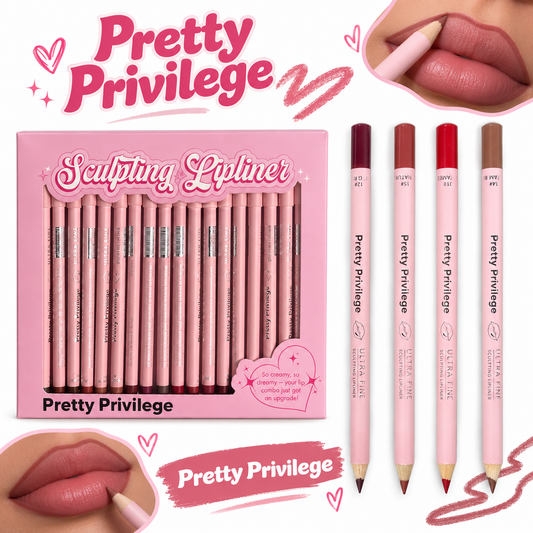 Set de 18 delineadores de labios Pretty Privilege Sculpting