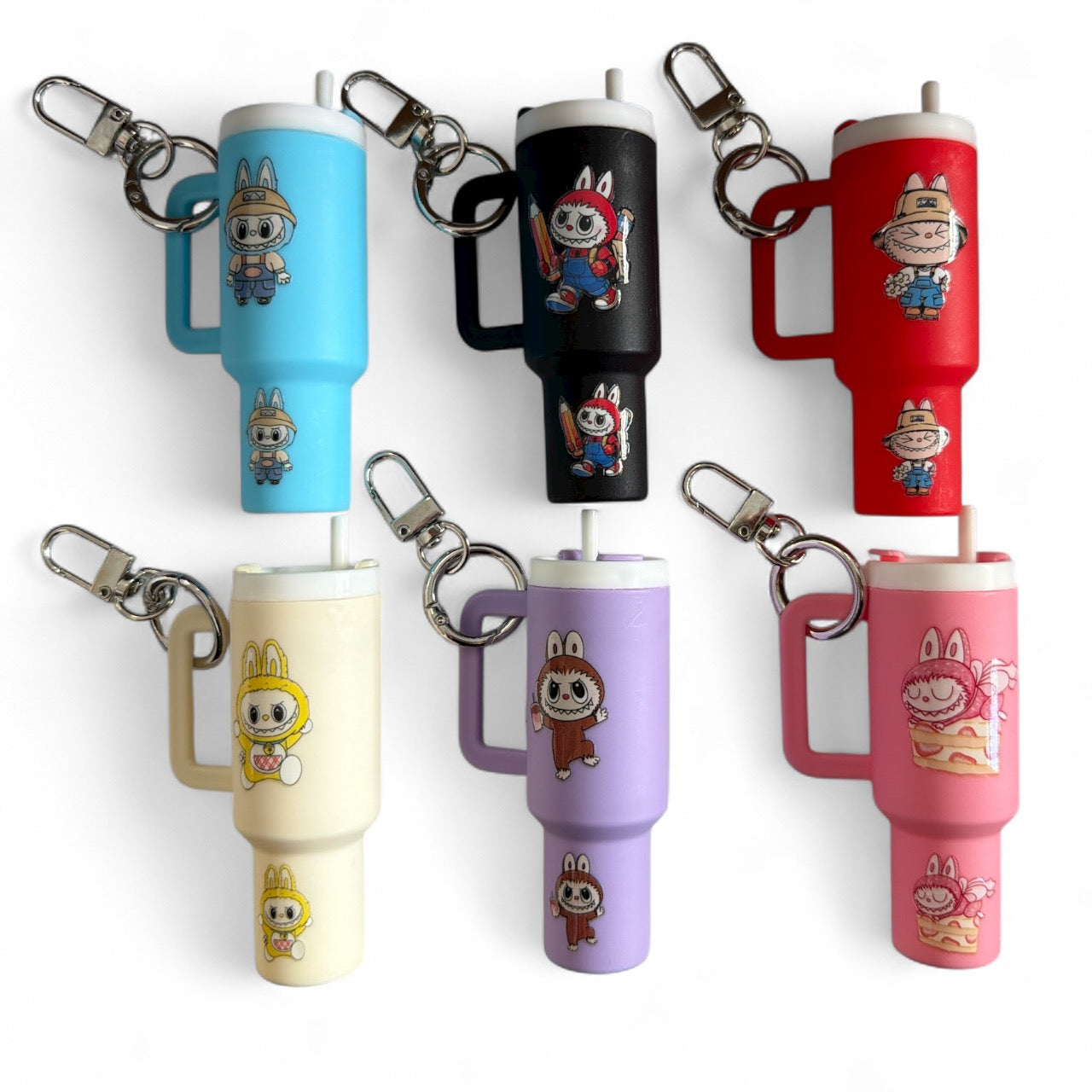 12PCS JUMBO KEYCHAIN REMOVABLE CAP FITS CHAPSTICK