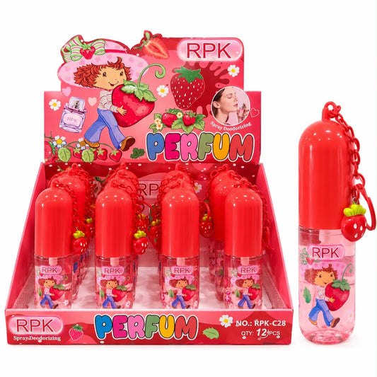 Fragancia RPK Strawberry Girl con llavero colgante