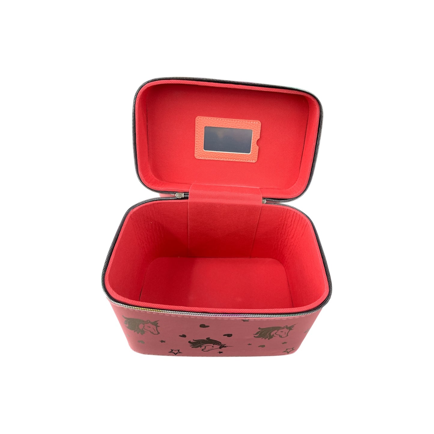 PINK AND UNICORN 3PCS CARRY ON MAKEUP BOX