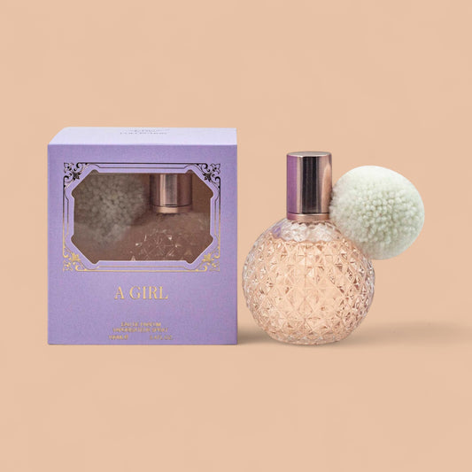 3PCS A GIRL WITH WHITE POM POM PERFUME 3.4FL.OZ 2507011364