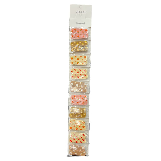 MINI MIX FRUITS HAIR CLIPS 10 PCS PACK