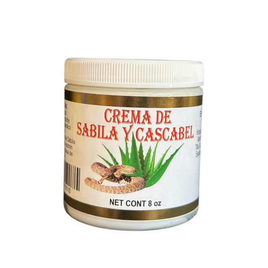 CREMA DE SABILA Y CASCABEL 8OZ. #117