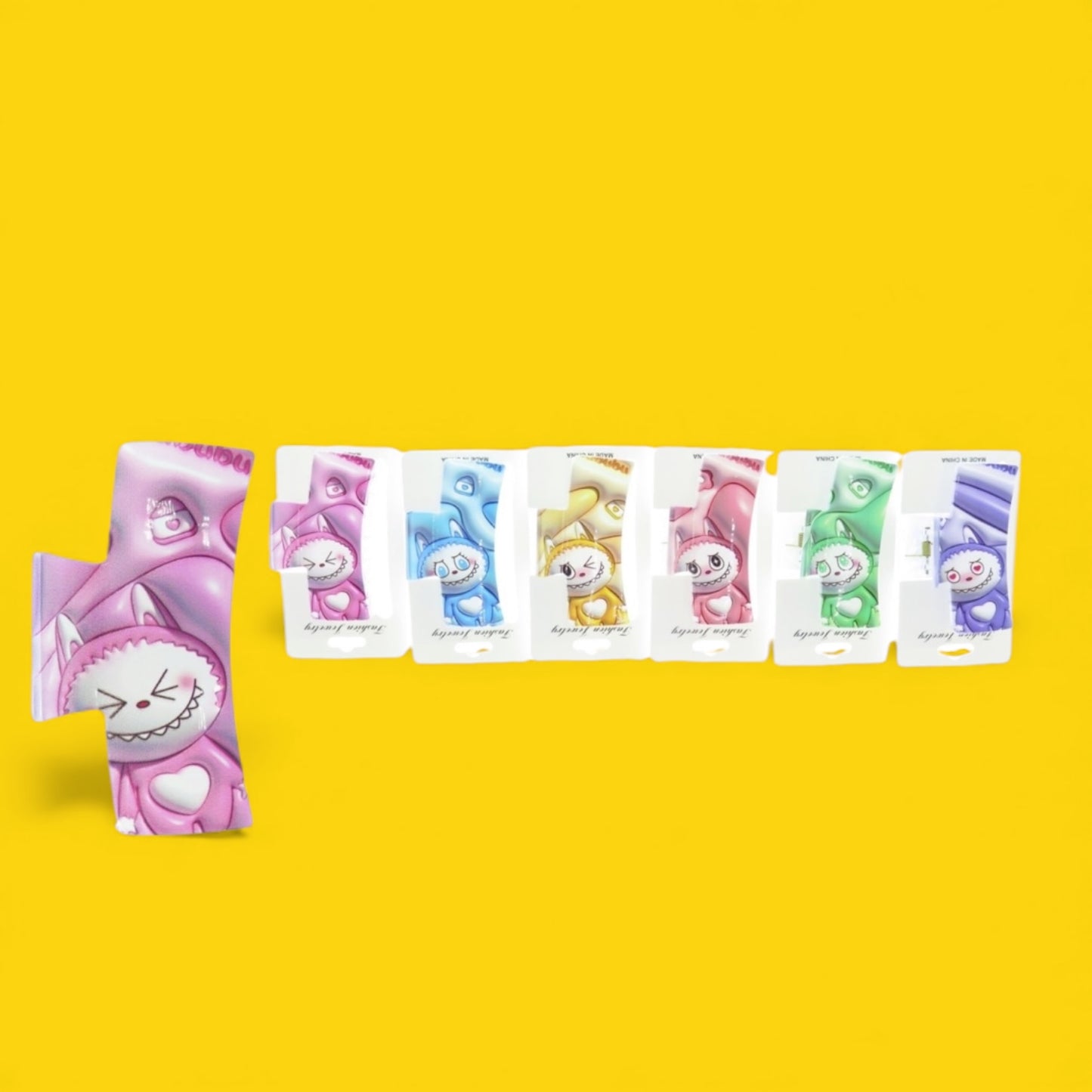 12PCS PACK COLORED CLAW CLIPS H2351