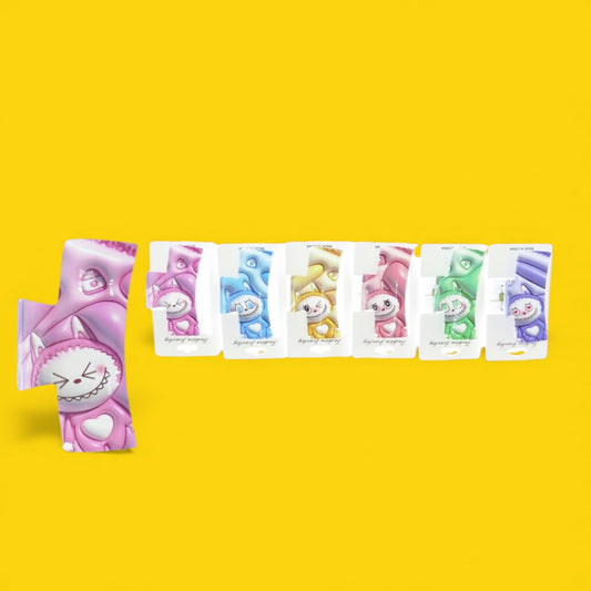 12PCS PACK COLORED CLAW CLIPS H2351